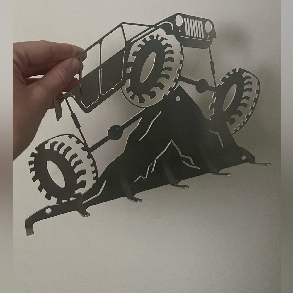 Rare jeep metal wall hook